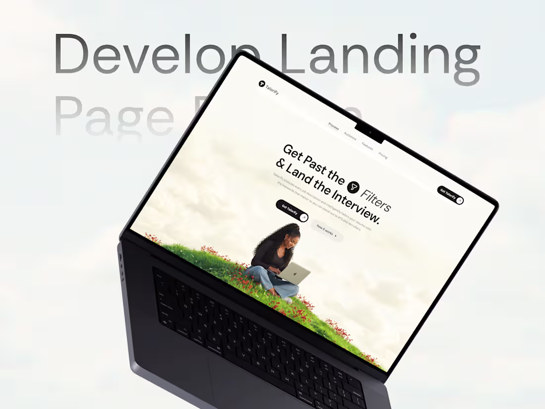 Cover image for Develop & Design High Converting landing page  