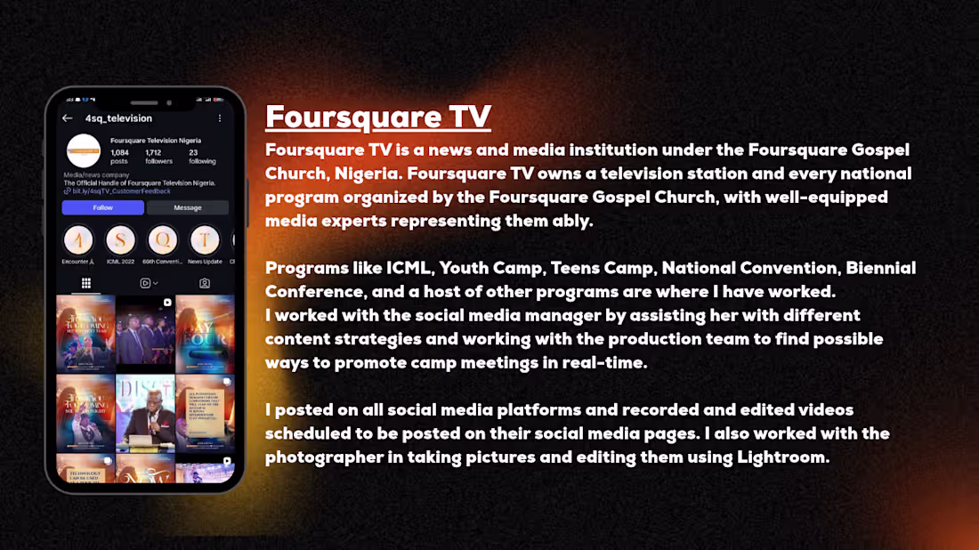 Cover image for During my time at Foursquare