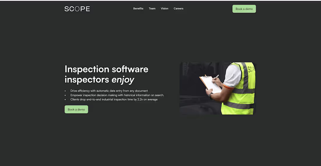 Cover image for GetScope: Enterprise-Ready Framer Site, 14 Days