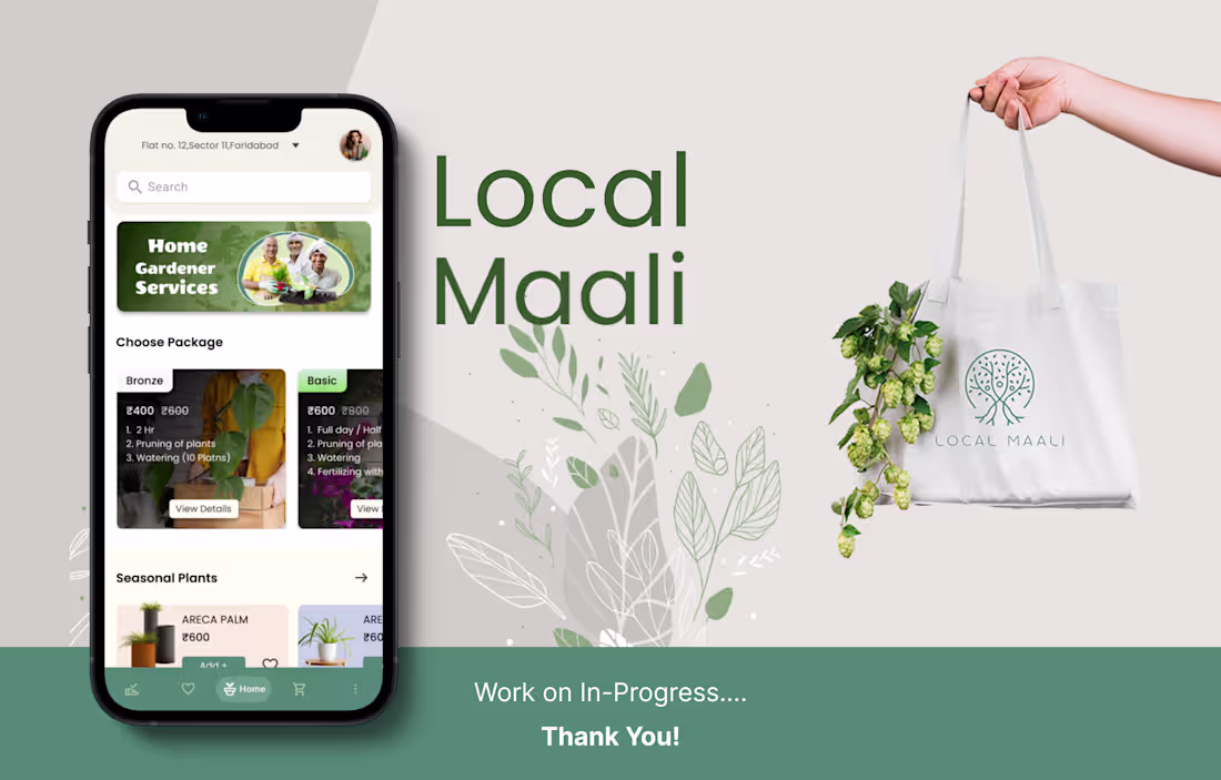 Cover image for Local Gardener :: Behance