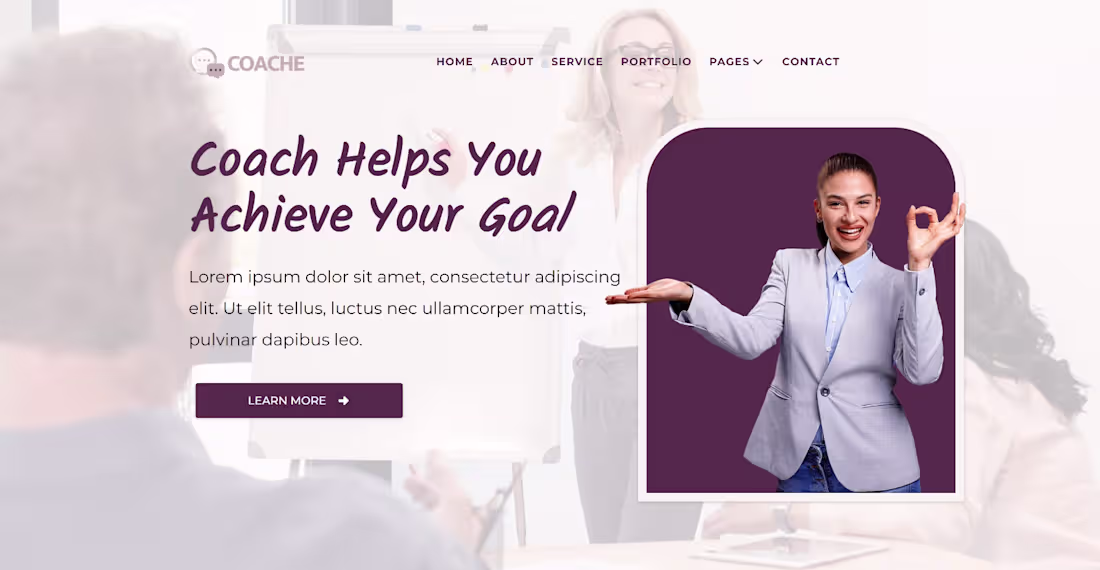 Cover image for Soft white background. Bold purple