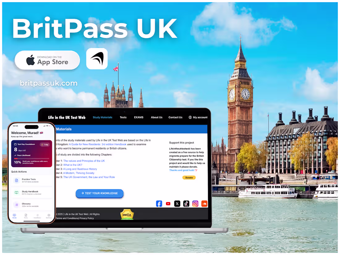 Cover image for Life in the UK Test Prep iOS App