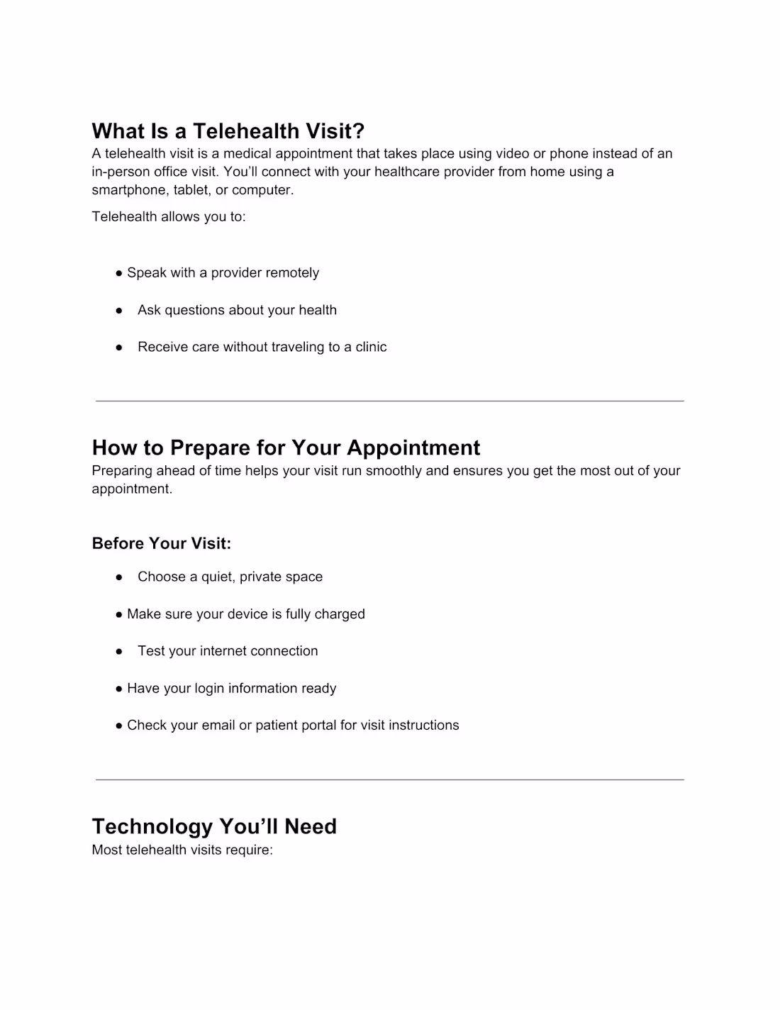 Cover image for Telehealth Patient Education Starter Kit
