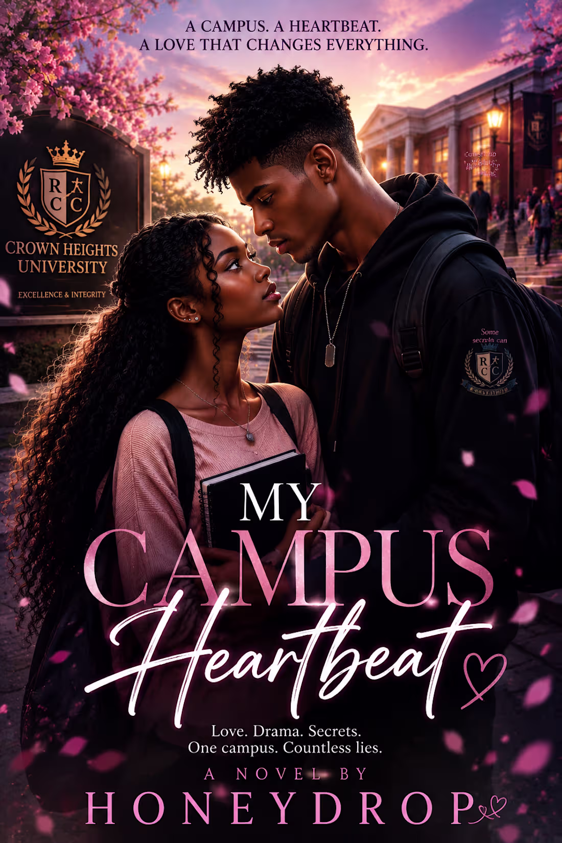 Cover image for Love,drama, secrets,one campus.countless lies