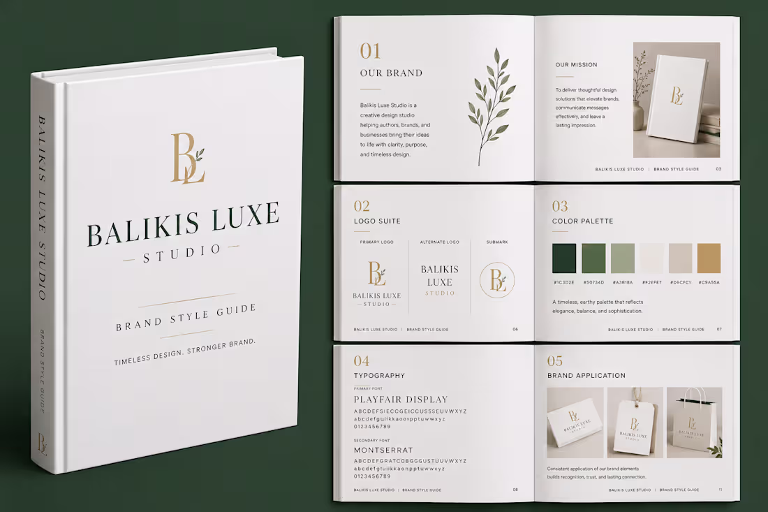 Cover image for Brand Style Guide Design