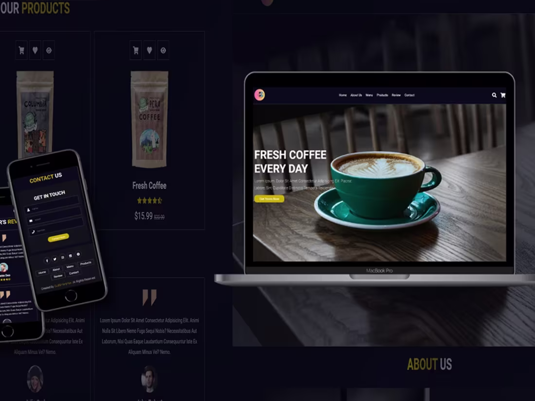 Cover image for Modern Coffee Shop Experience –