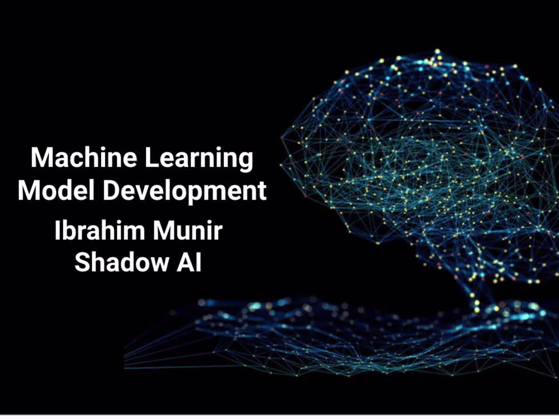 Cover image for Machine Learning Model Development 