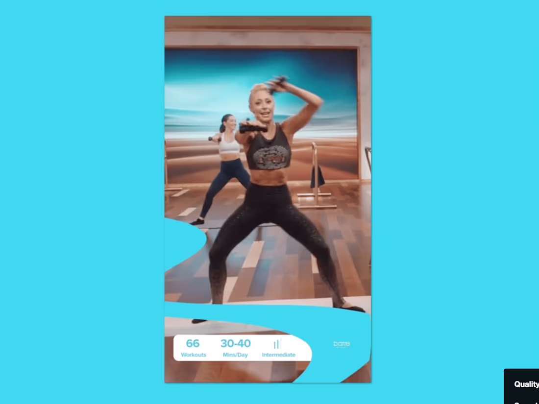 Cover image for BeachBody fitness app advertisement