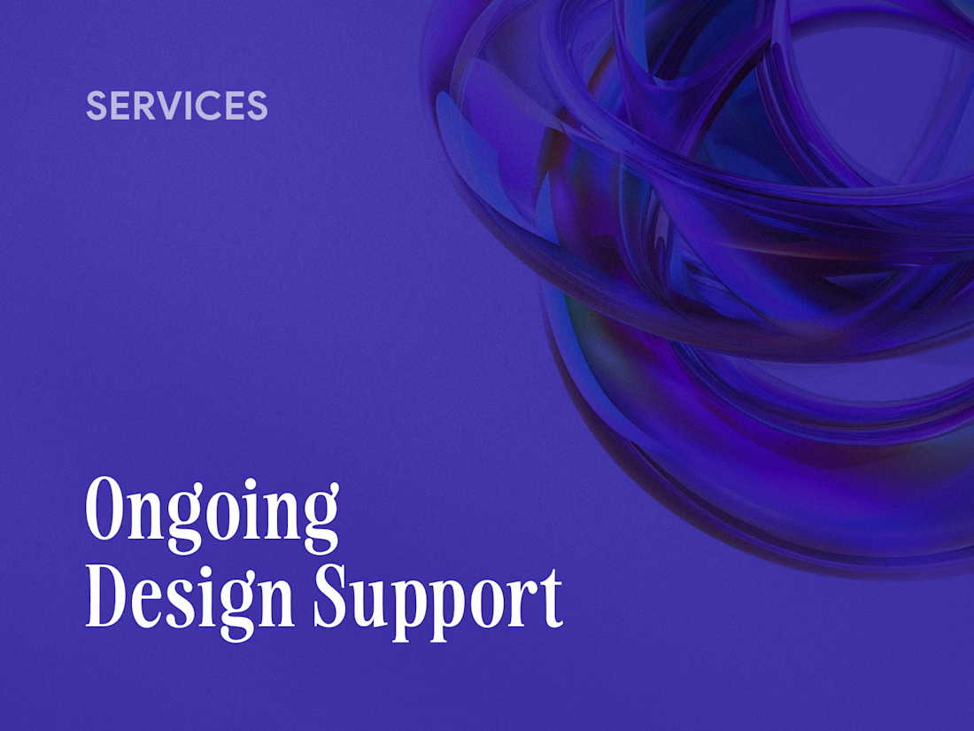 Cover image for Ongoing  Design Support
