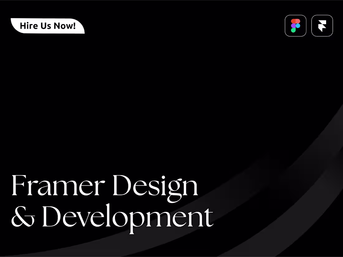 Cover image for Framer Website Design & Development