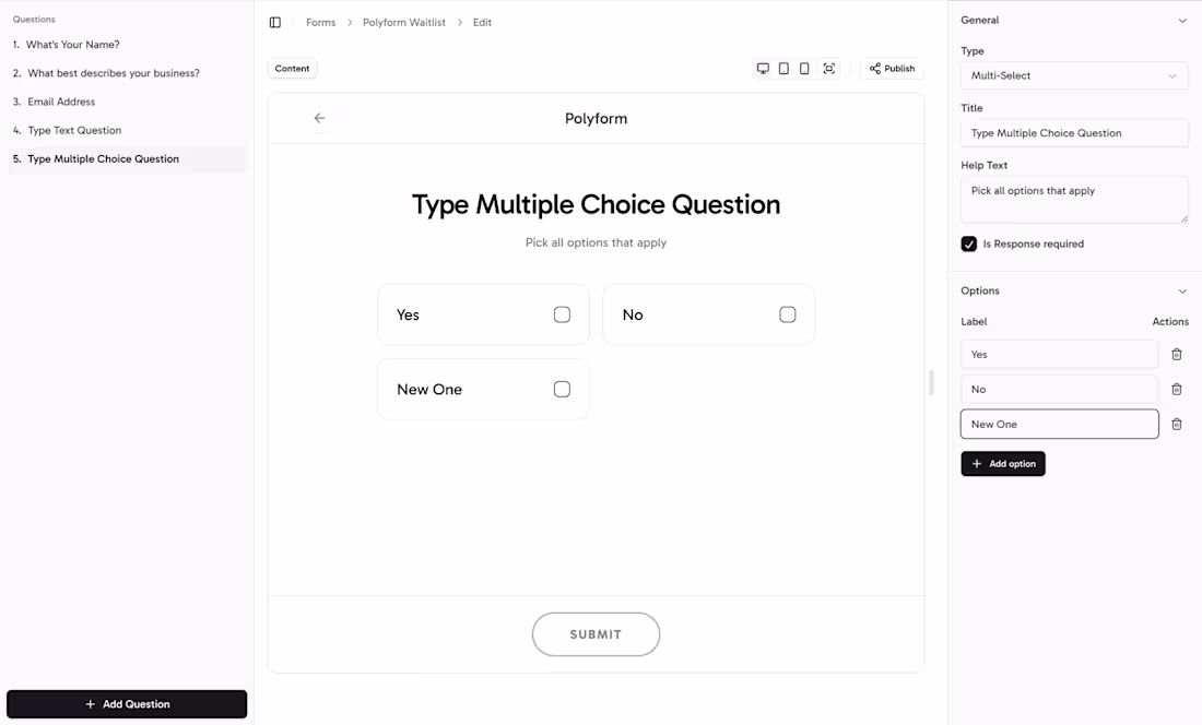 Cover image for Polyform – an open‑source Typeform alternative ✨
