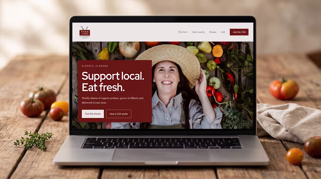 Cover image for Farm to Table CSA, a
