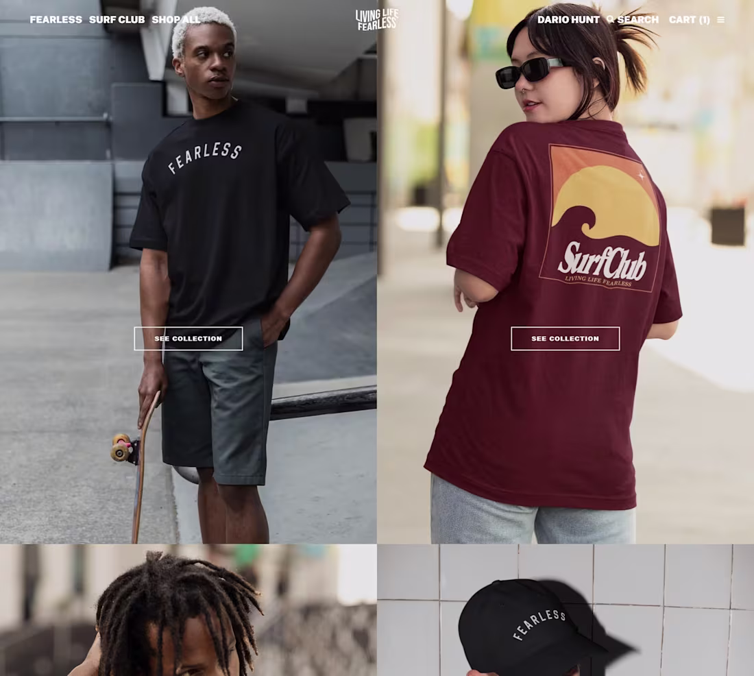 Cover image for shop.llf — E-Commerce Storefront & Brand Monetization Platform