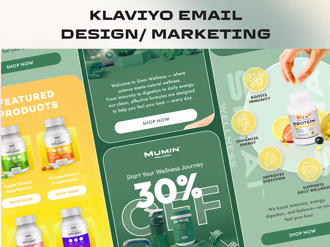 Cover image for Klaviyo Email Campaign for Shopify e-Commerce