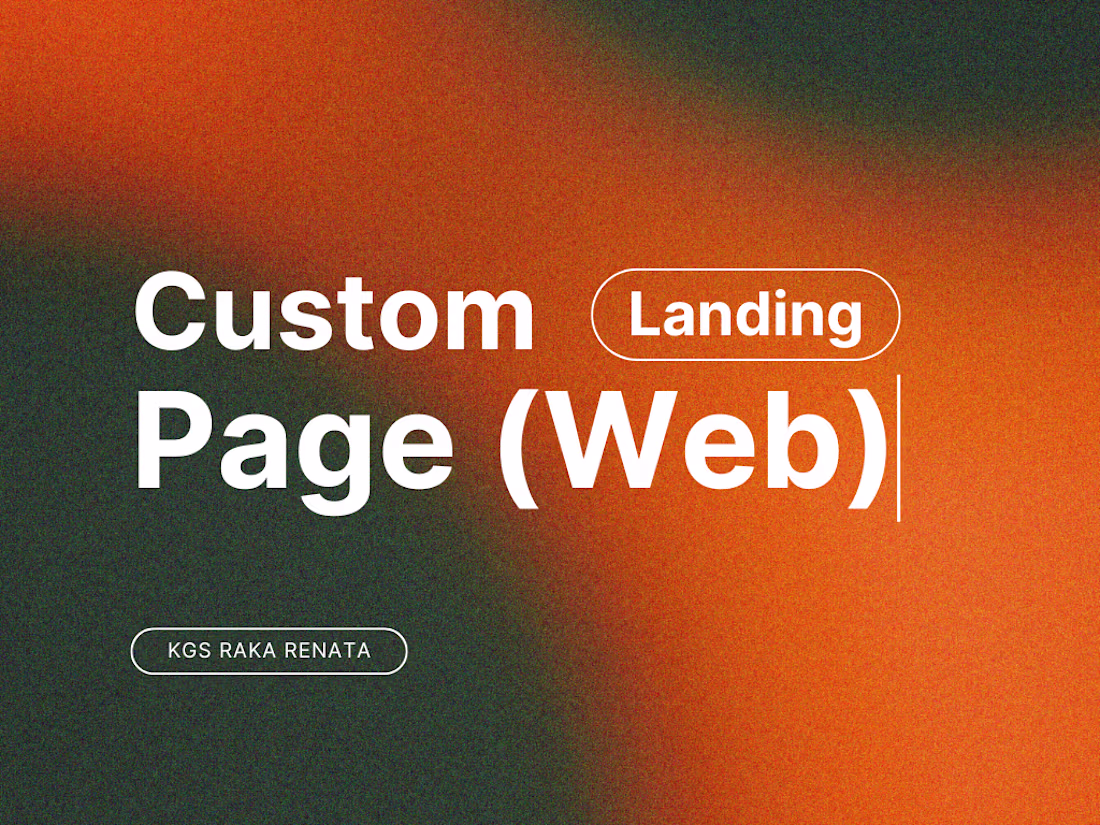 Cover image for Custom Landing Page Design & Development
