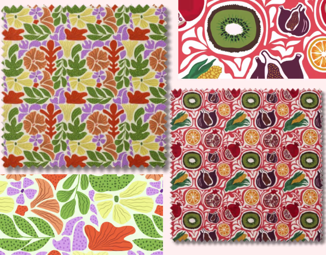 Cover image for Cutout-Inspired Textile Pattern Collection