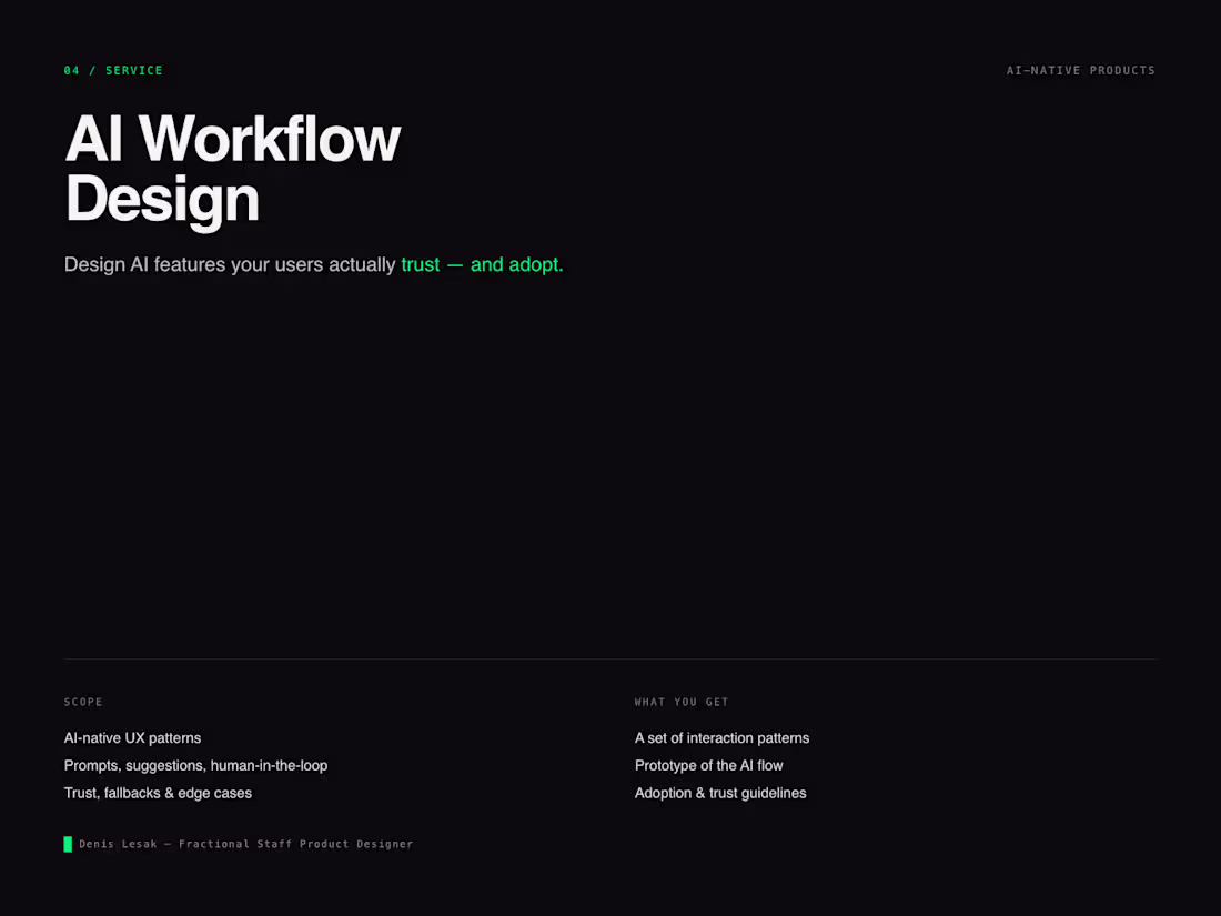 Cover image for AI Workflow Design