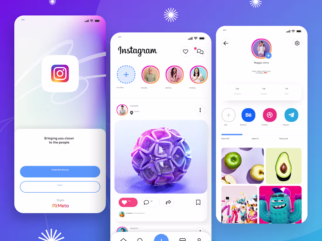 Cover image for Instagram Redesign 🔮