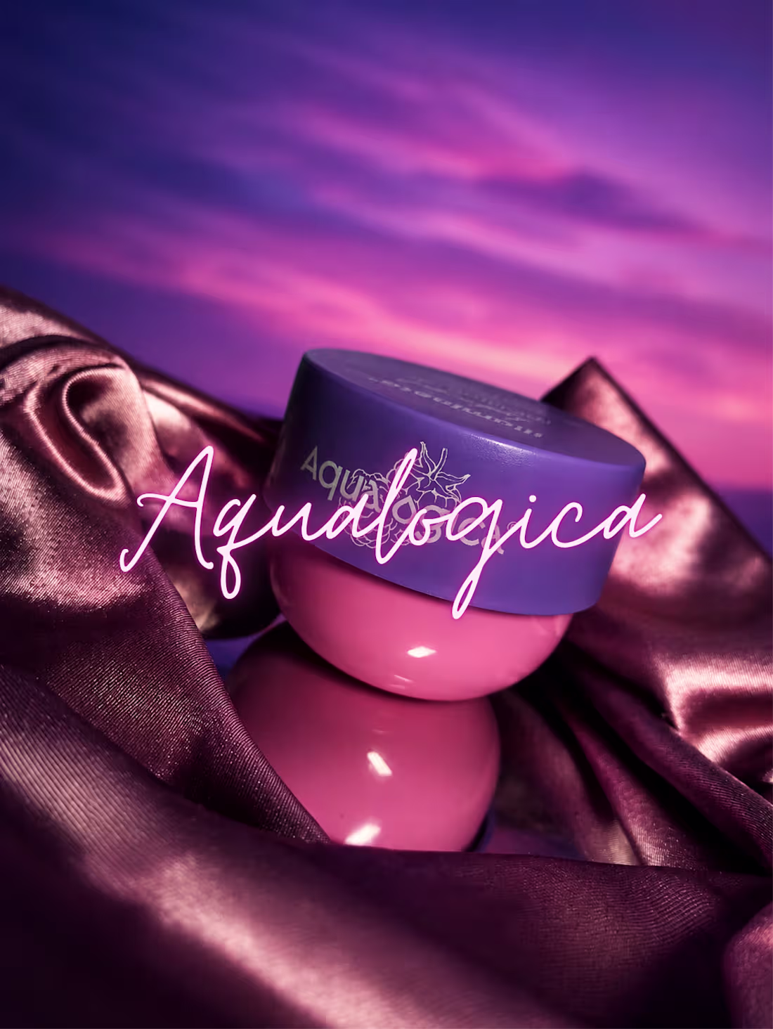 Cover image for Aqualogica's Illuminate wild berry graphic
