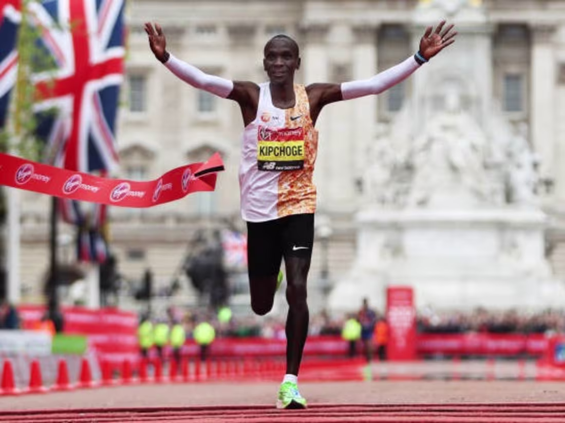 Cover image for Eliud Kipchoge breaks the 2-Hour Barrier