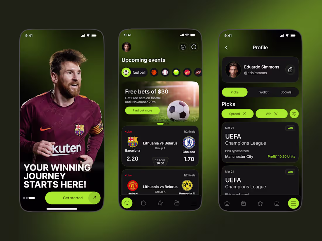 Cover image for Sports Betting & Live Match - Mobile App