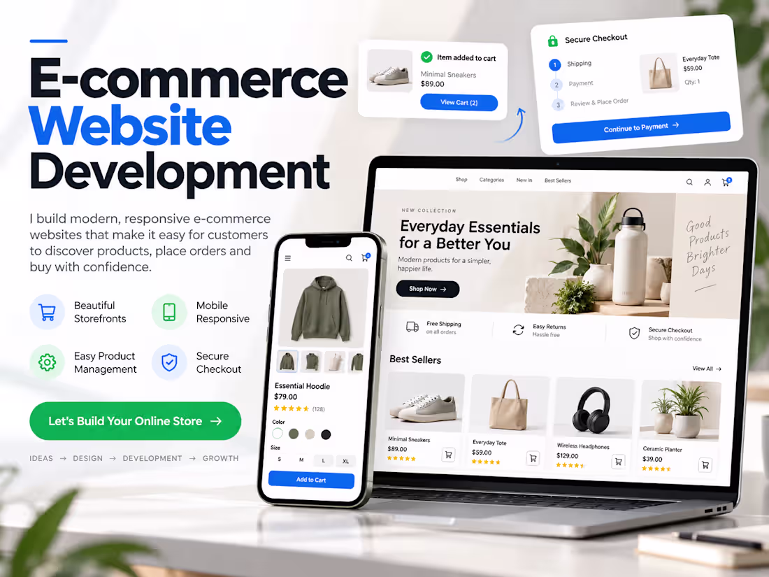 Cover image for E-commerce Website Development