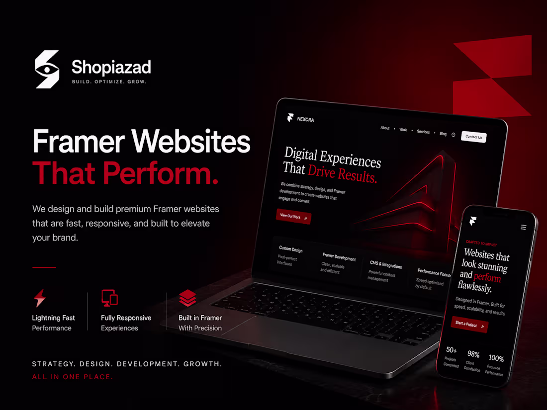 Cover image for Framer Website Design & Development