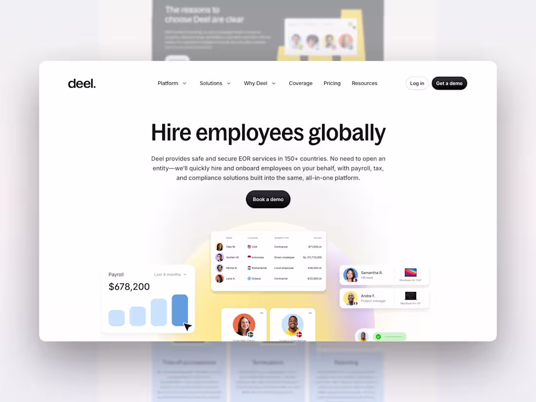 Cover image for Custom Framer Website for Deel