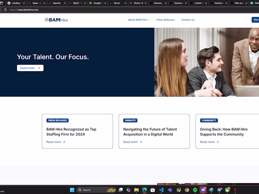 Cover image for  High-Converting Landing Page Website