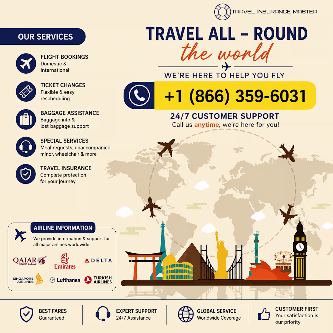 Cover image for ✈ +1-866-359-6031 American Airlines JFK