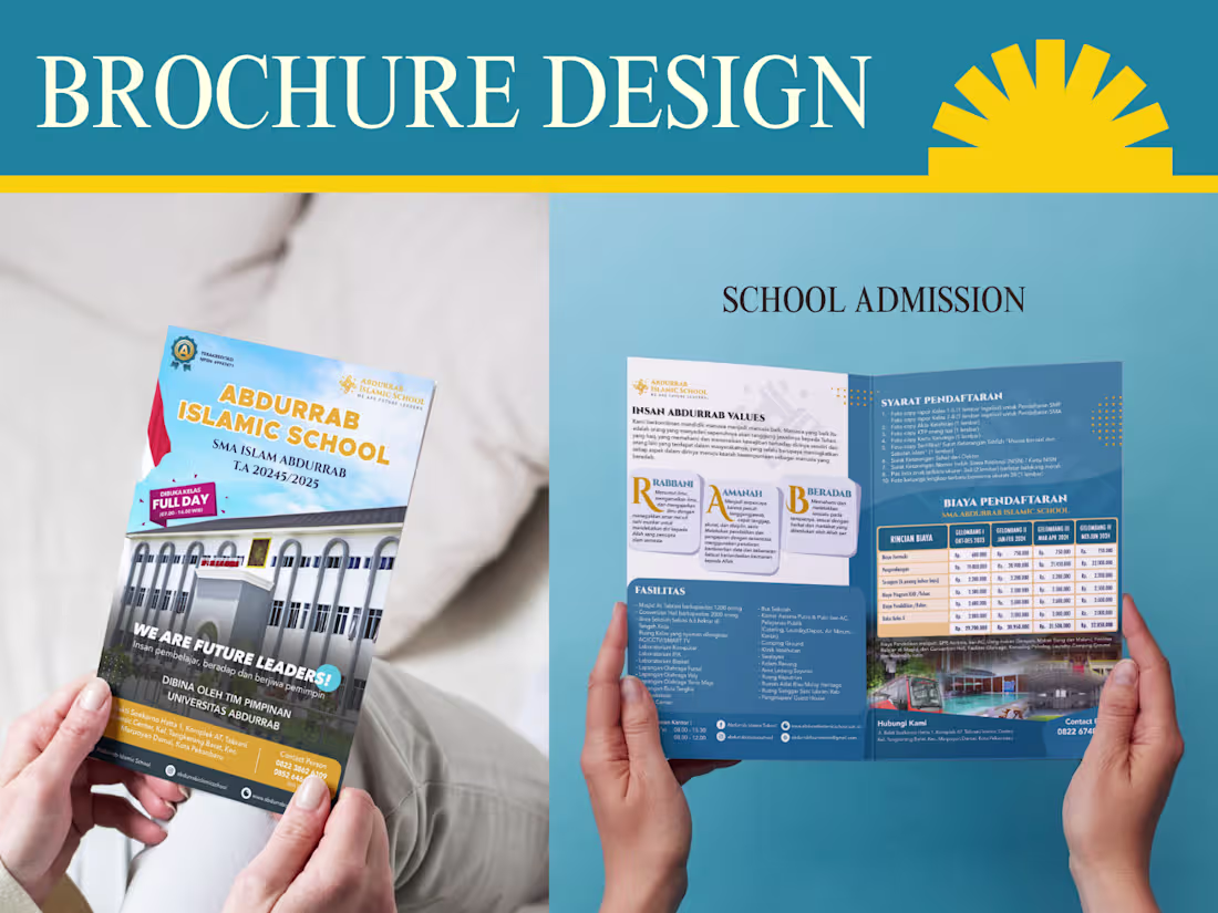 Cover image for School admission brochure design