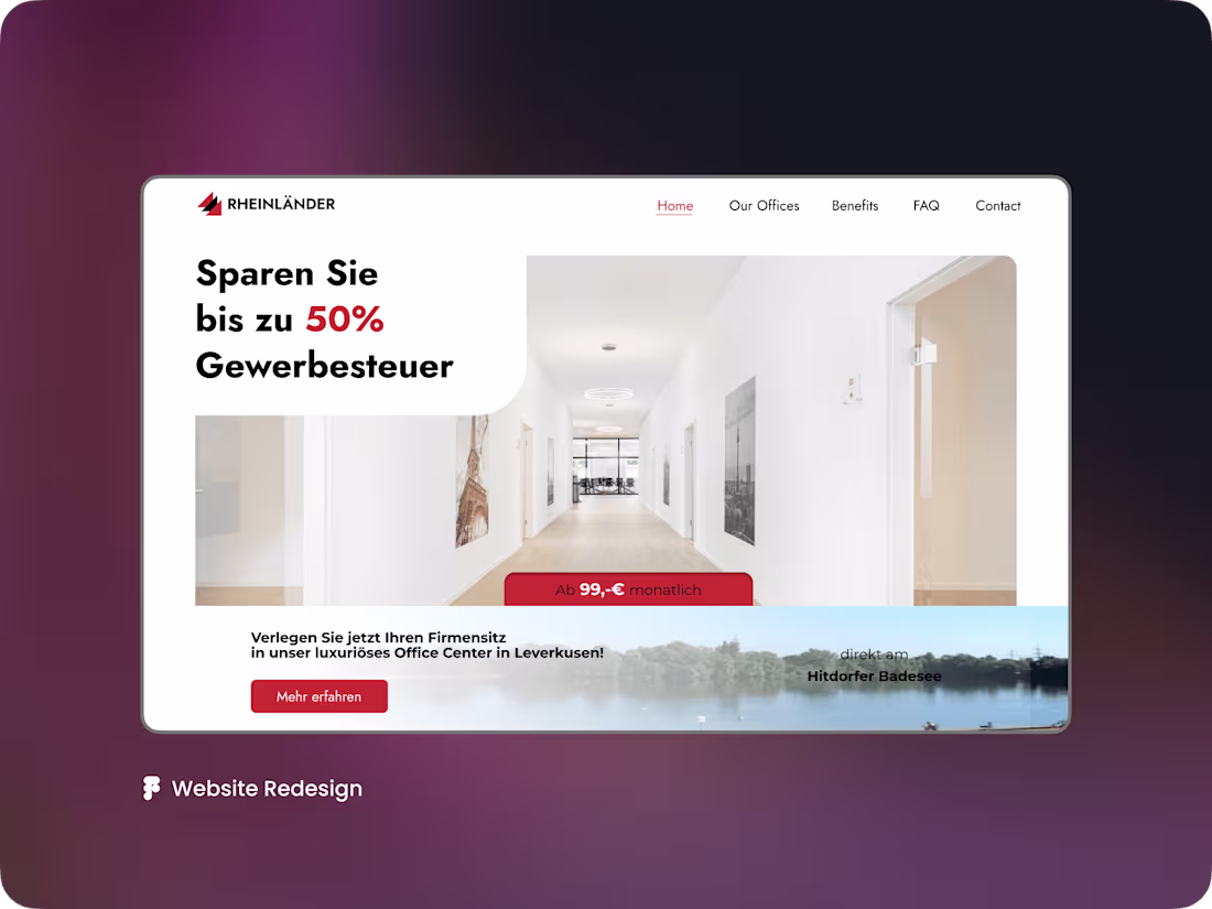 Cover image for Website Redesign for Rheinlander