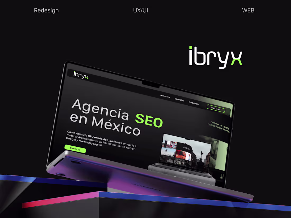 Cover image for Ibryx / Marketing Agency Website Redesign