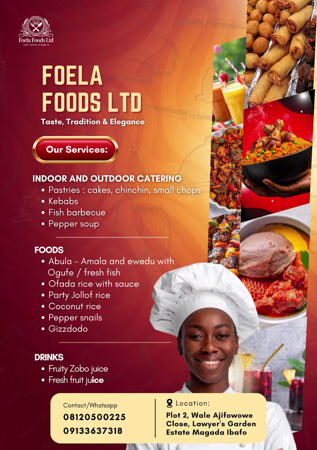 Cover image for Flyer design for Foela Food