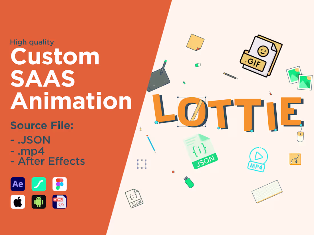 Cover image for Custom Lottie & UI Animations for Digital Products