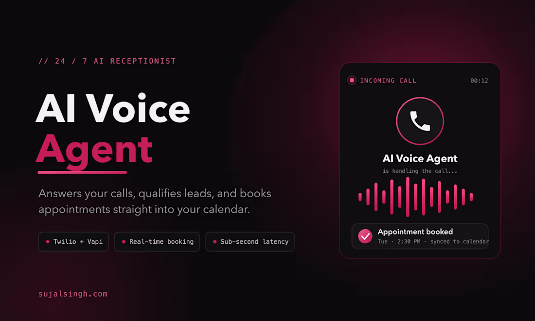 Cover image for AI Voice Agent Development