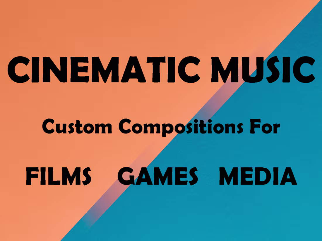 Cover image for I will compose music for your game, film, or other media