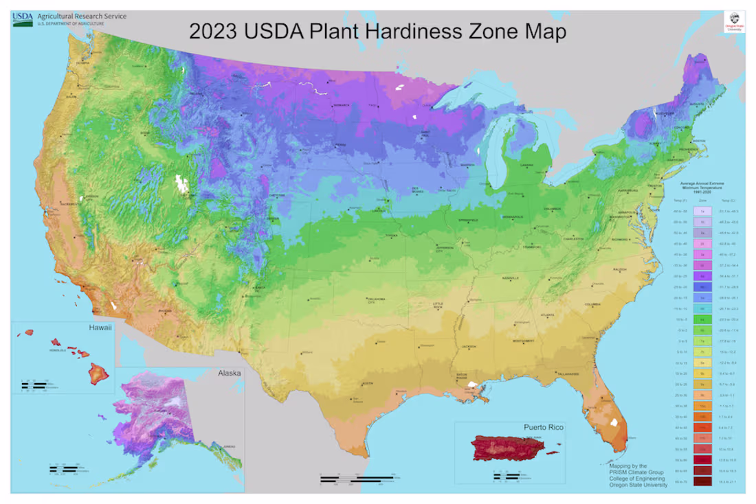 Cover image for USDA’s Updated Plant Hardiness Map Shows Where Growing Zones Ar…