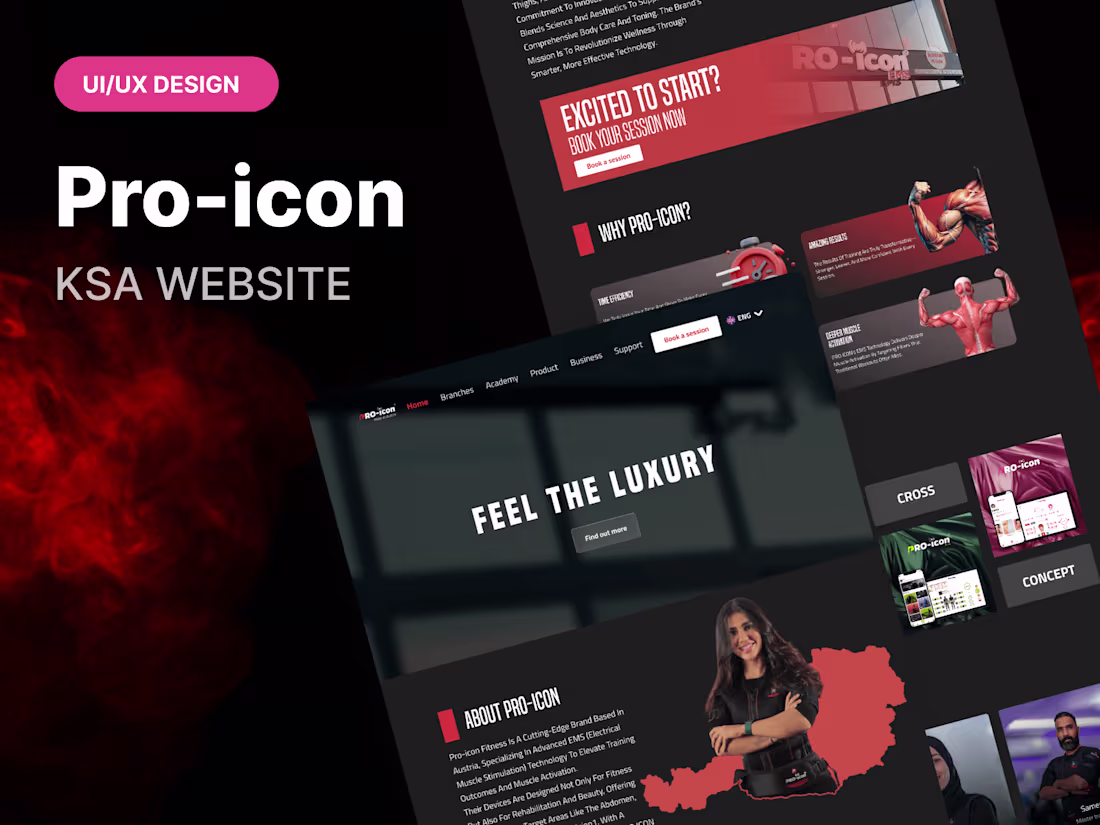 Cover image for Pro-icon KSA website