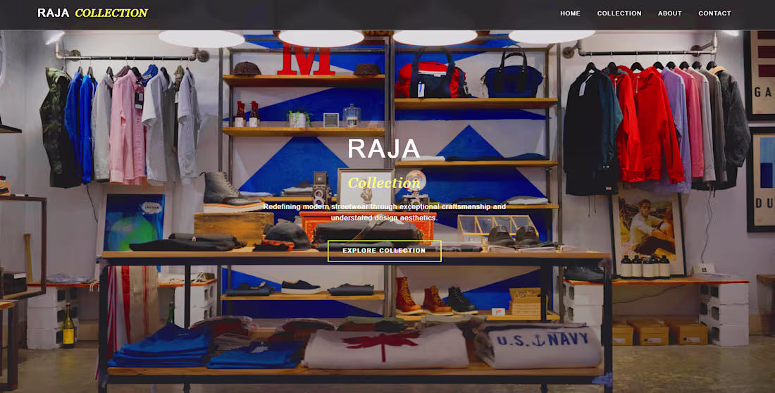 Cover image for E-Commerce Store UI — Modern responsive shopping website bui...