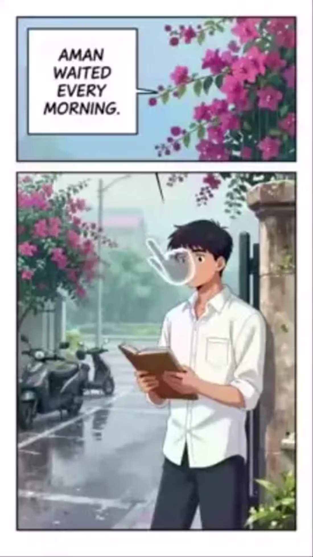 Cover image for Rainy Hearts Comic