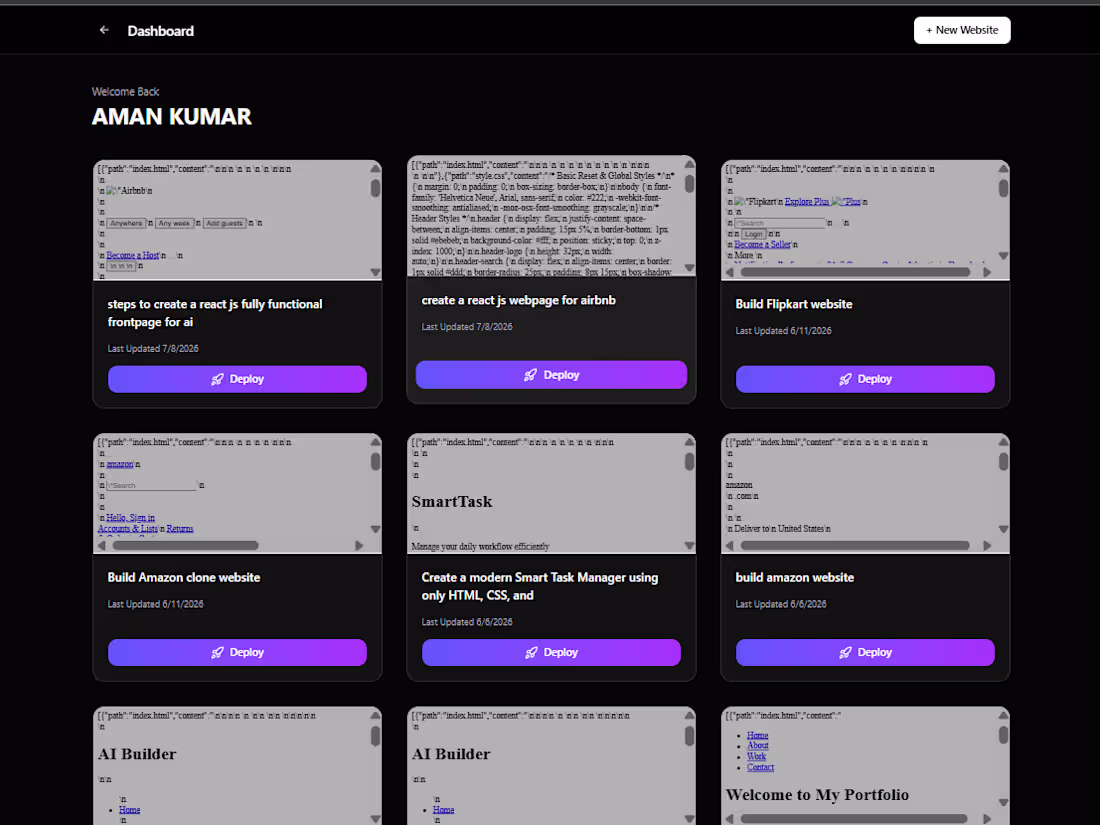 Cover image for Built an AI-powered website builder