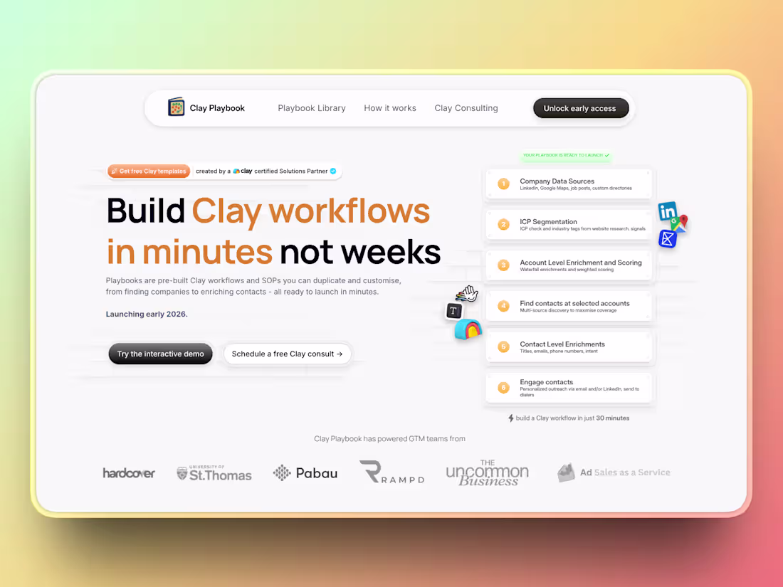 Cover image for Clay Playbook