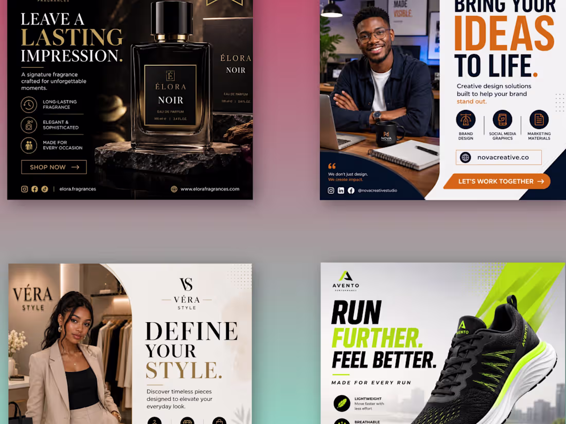 Cover image for A modern graphic design showcase