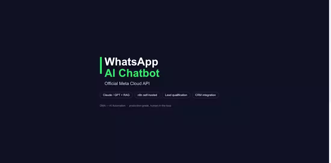 Cover image for WhatsApp AI Chatbot (Official Meta Cloud API)