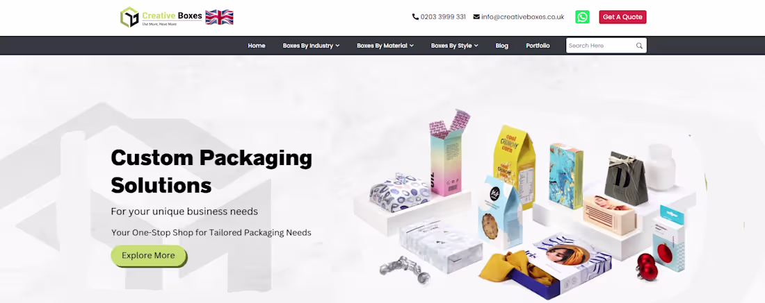 Cover image for Digital Marketing Enhancement for Creative Boxes UK