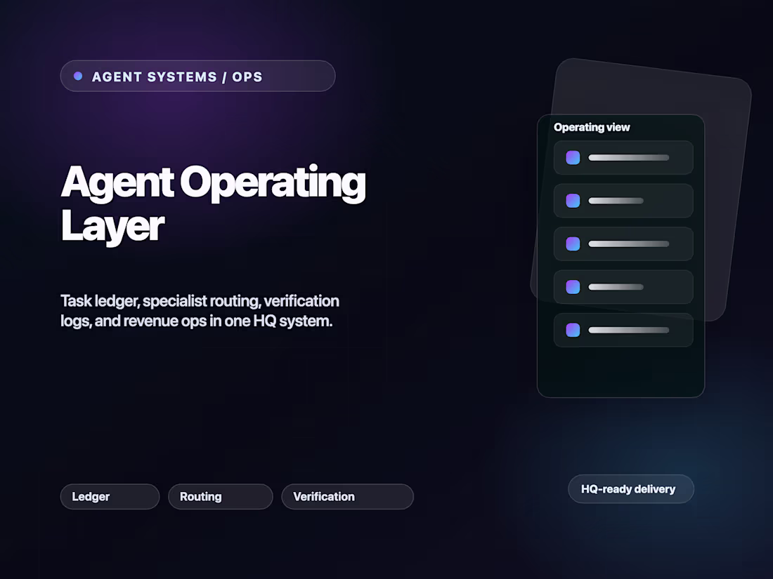 Cover image for Agent Operating Layer