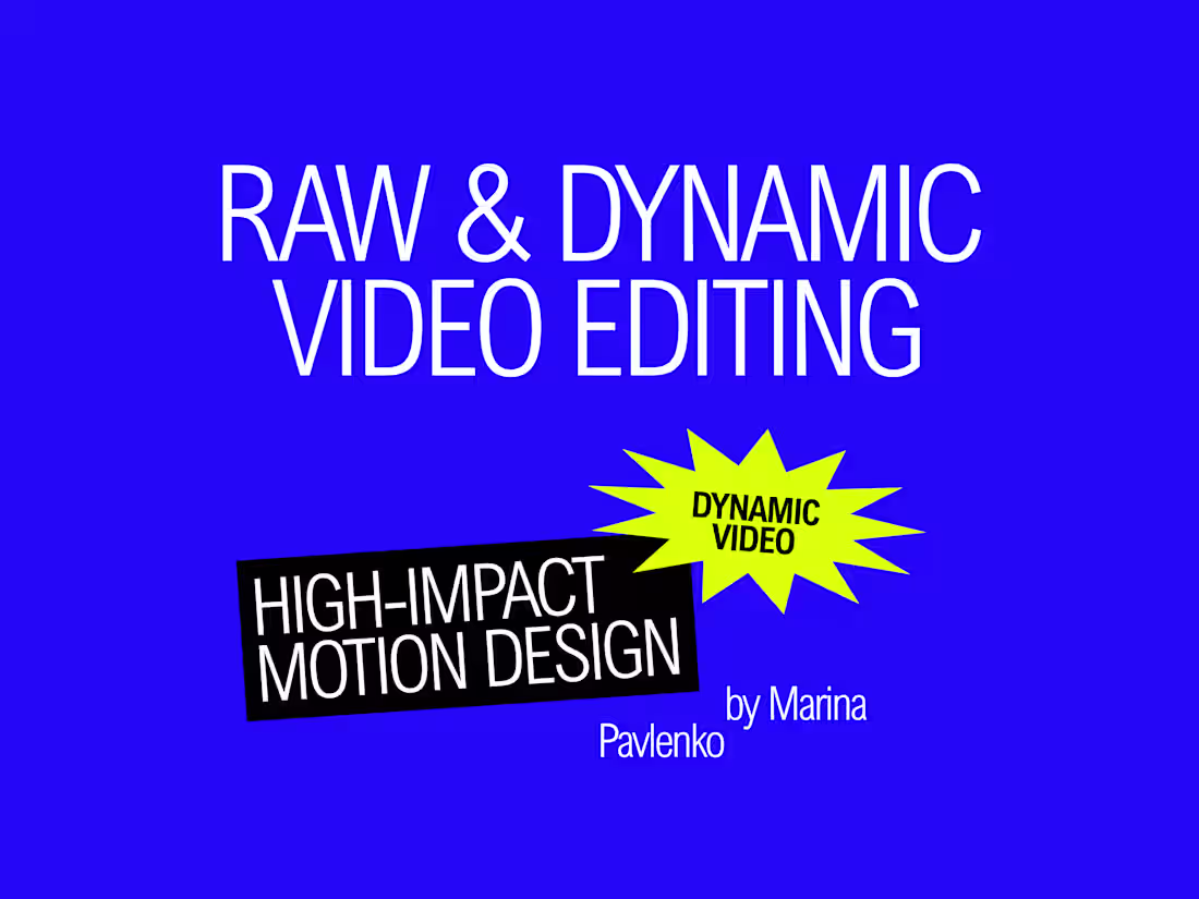 Cover image for High-Impact Video Editing & Creative Motion Design