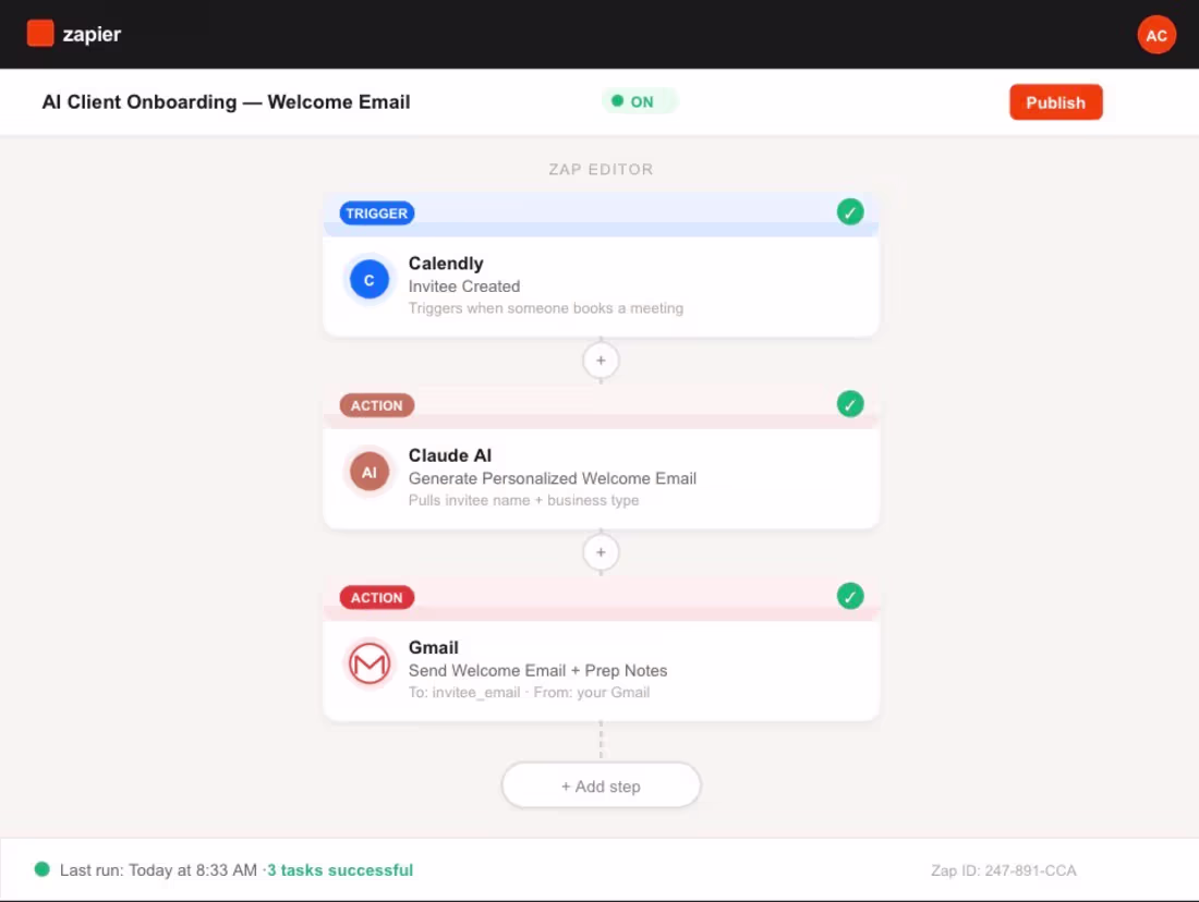 Cover image for Built a client onboarding automation