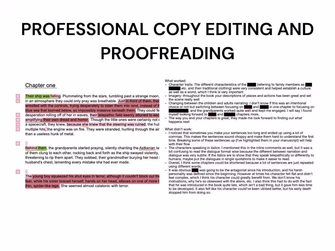 Cover image for Copywriting, Copy-Editing, and Proofreading Services